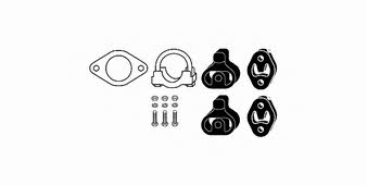 HJS Leistritz 82 15 6625 Mounting kit for exhaust system 82156625