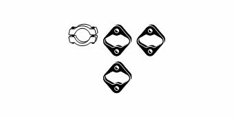 HJS Leistritz 82 21 6803 Mounting kit for exhaust system 82216803
