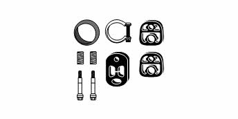 HJS Leistritz 82 21 6873 Mounting kit for exhaust system 82216873