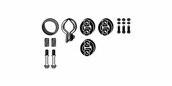 HJS Leistritz 82 21 6892 Mounting kit for exhaust system 82216892