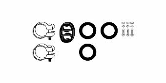 HJS Leistritz 82 32 3003 Mounting kit for exhaust system 82323003