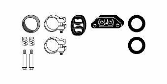 HJS Leistritz 82 32 3045 Mounting kit for exhaust system 82323045