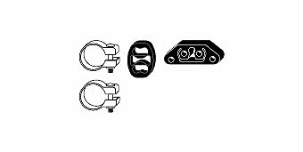 HJS Leistritz 82 32 3046 Mounting kit for exhaust system 82323046
