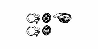 HJS Leistritz 82 32 3564 Mounting kit for exhaust system 82323564