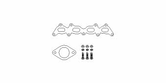 HJS Leistritz 82 32 6982 Mounting Kit, catalytic converter 82326982