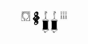 HJS Leistritz 82 32 7006 Mounting kit for exhaust system 82327006