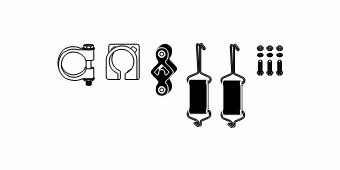 HJS Leistritz 82 32 7018 Mounting kit for exhaust system 82327018