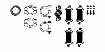 HJS Leistritz 82 32 7031 Mounting kit for exhaust system 82327031
