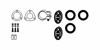 HJS Leistritz 82 33 7312 Mounting kit for exhaust system 82337312