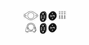 HJS Leistritz 82 34 6700 Mounting kit for exhaust system 82346700