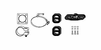 HJS Leistritz 82 40 5701 Mounting kit for exhaust system 82405701