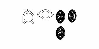 HJS Leistritz 82 41 7404 Mounting kit for exhaust system 82417404