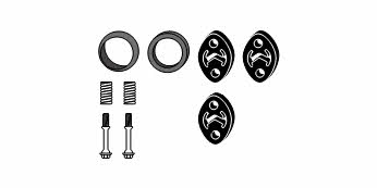 HJS Leistritz 82 41 7434 Mounting kit for exhaust system 82417434
