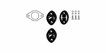 HJS Leistritz 82 41 9517 Mounting kit for exhaust system 82419517