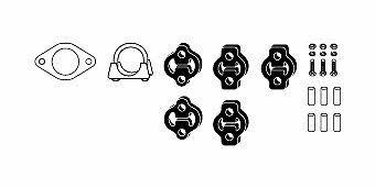HJS Leistritz 82 42 4138 Mounting kit for exhaust system 82424138