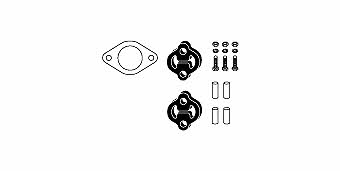 HJS Leistritz 82 42 4150 Mounting kit for exhaust system 82424150