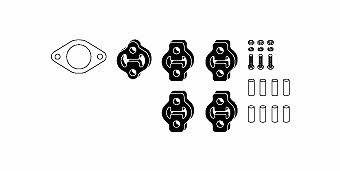 HJS Leistritz 82 42 4157 Mounting kit for exhaust system 82424157