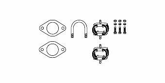 HJS Leistritz 82 42 4166 Mounting kit for exhaust system 82424166