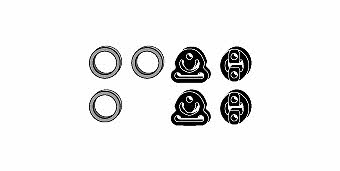 HJS Leistritz 82 42 4268 Mounting kit for exhaust system 82424268
