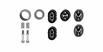 HJS Leistritz 82 43 8009 Mounting kit for exhaust system 82438009