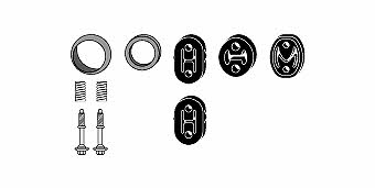 HJS Leistritz 82 43 8028 Mounting kit for exhaust system 82438028