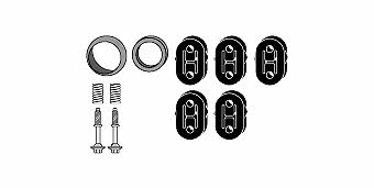 HJS Leistritz 82 43 8046 Mounting kit for exhaust system 82438046