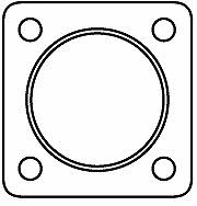 HJS Leistritz 83 11 1149 Exhaust pipe gasket 83111149