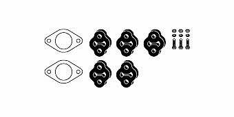 HJS Leistritz 82 44 7560 Mounting kit for exhaust system 82447560