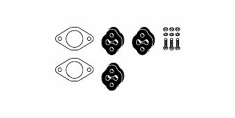 HJS Leistritz 82 44 7563 Mounting kit for exhaust system 82447563