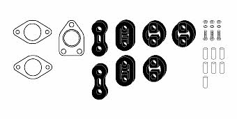 HJS Leistritz 82 45 7755 Mounting kit for exhaust system 82457755