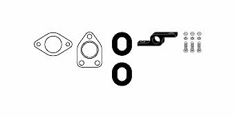 HJS Leistritz 82 45 7823 Mounting kit for exhaust system 82457823