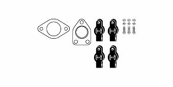HJS Leistritz 82 45 7873 Mounting kit for exhaust system 82457873