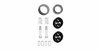 HJS Leistritz 82 47 8318 Mounting Kit, catalytic converter 82478318