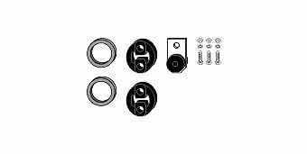 HJS Leistritz 82 48 3935 Mounting kit for exhaust system 82483935