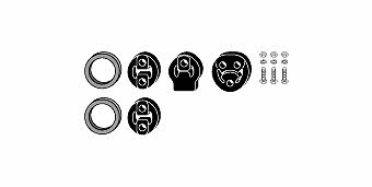 HJS Leistritz 82 48 7867 Mounting kit for exhaust system 82487867