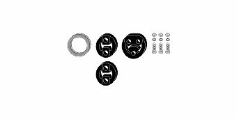 HJS Leistritz 82 48 7897 Mounting kit for exhaust system 82487897