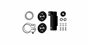 HJS Leistritz 82 48 8004 Mounting kit for exhaust system 82488004