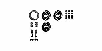 HJS Leistritz 82 48 8021 Mounting kit for exhaust system 82488021