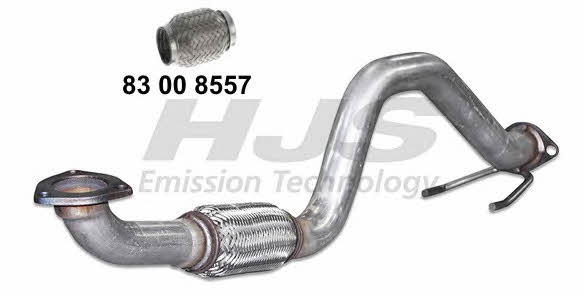 HJS Leistritz 91 11 1617 Exhaust pipe 91111617