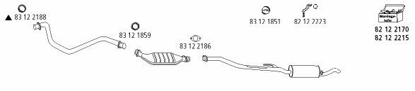  BMW_238 Exhaust system BMW238