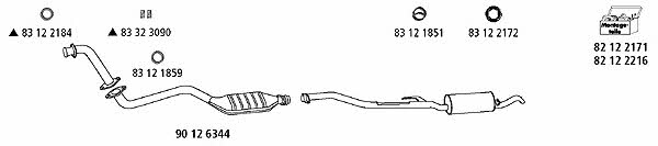  BMW_242 Exhaust system BMW242