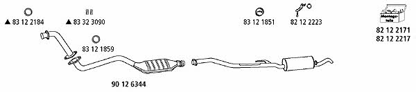  BMW_245 Exhaust system BMW245