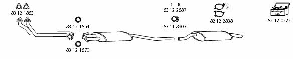  BMW_41 Exhaust system BMW41