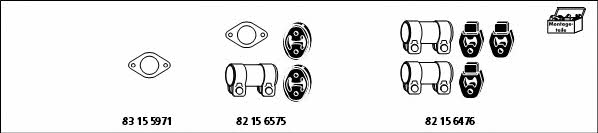 HJS Leistritz MT-FORD1 Exhaust system MTFORD1