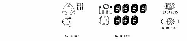 HJS Leistritz MT-OP3 Exhaust system MTOP3