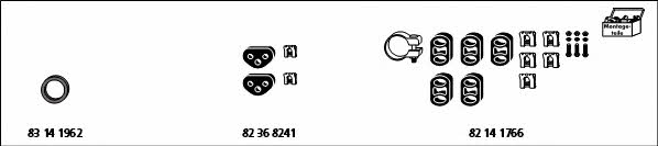 HJS Leistritz MT-SA3 Exhaust system MTSA3