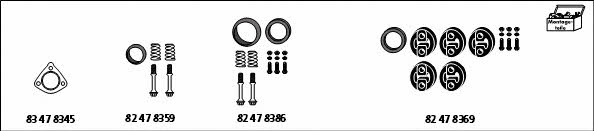  MT-SUZ6 Exhaust system MTSUZ6