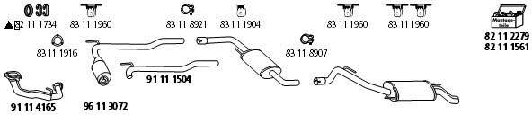  VW_1319 Exhaust system VW1319