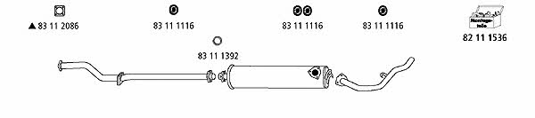  VW_1437 Exhaust system VW1437