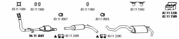  VW_171 Exhaust system VW171